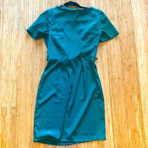 ASOS Backless green cocktail dress
